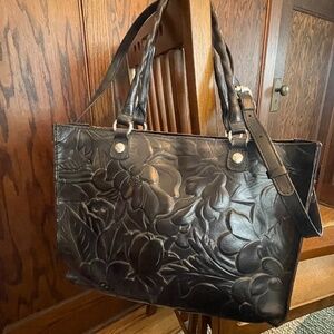 Patricia Nash Embossed Leather Genovese Satchel